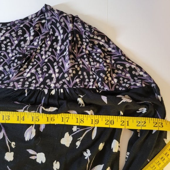 Lucky Brand Top Shirt Boho Long Sleeve M - Picture 13 of 15